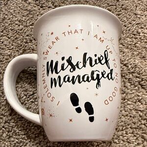 White Mischief Managed Mug